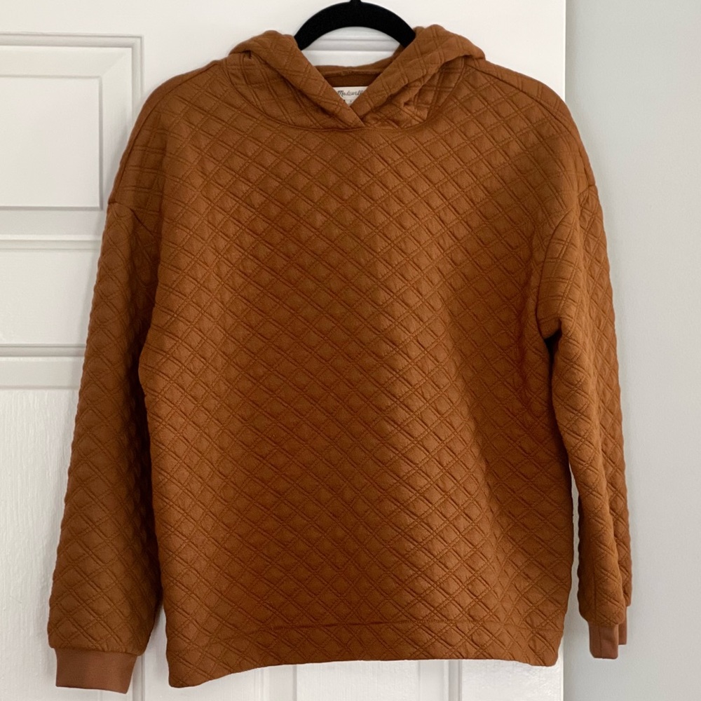 Madewell (RE)Sourced Quilted Hoodie, size small